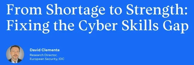 cyber skill shortage infographic